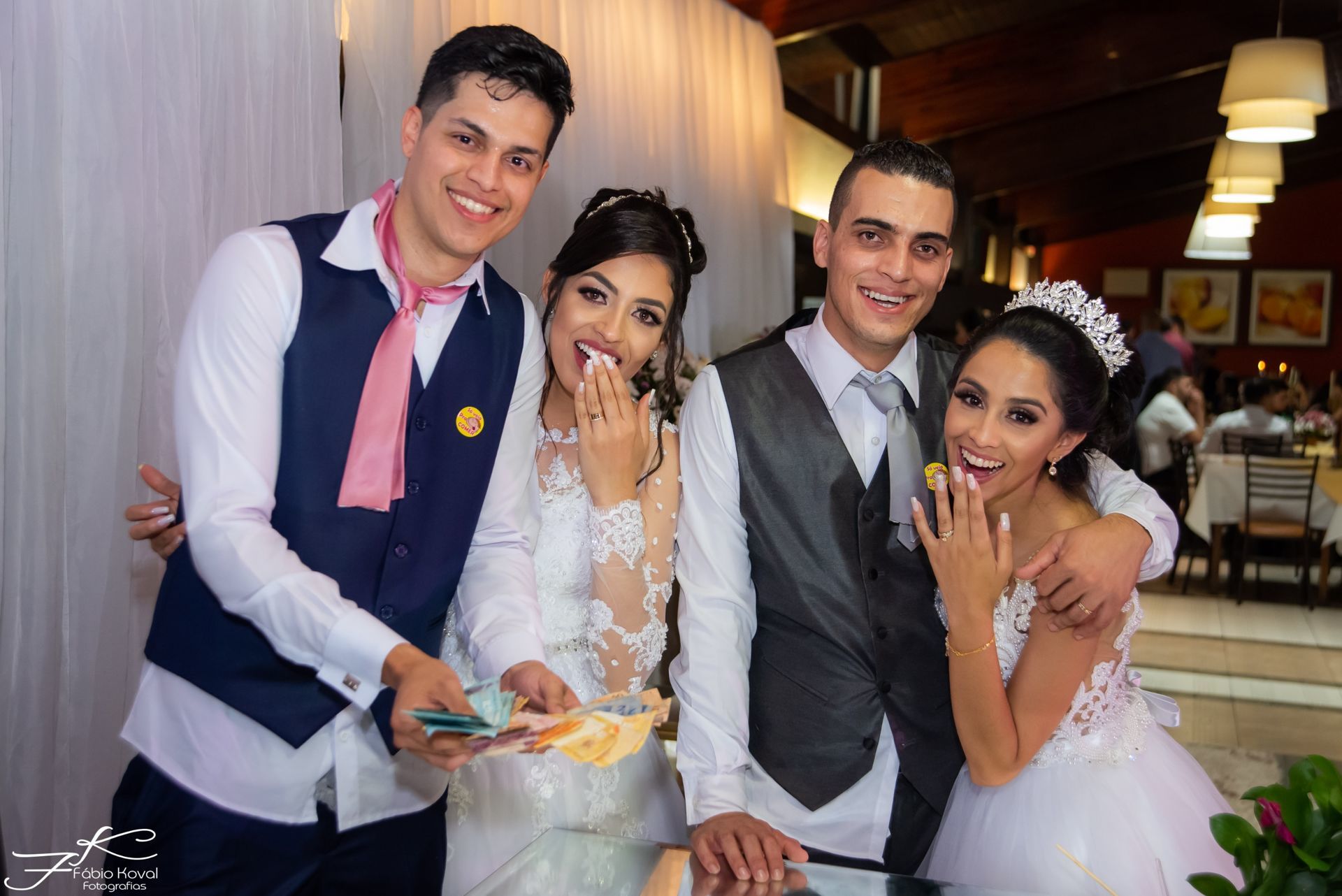 Foto Lindo Casamento Duplo Foto Lindo Casamento Duplo - Imagem 43